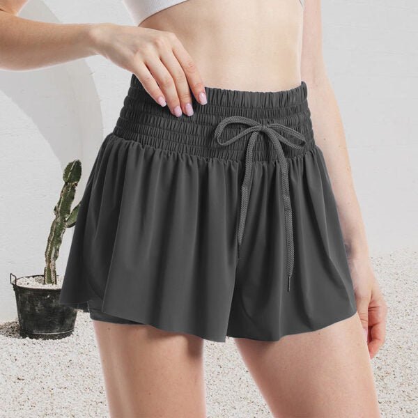 Women’s Casual High-Waist Drawstring Athletic Shorts