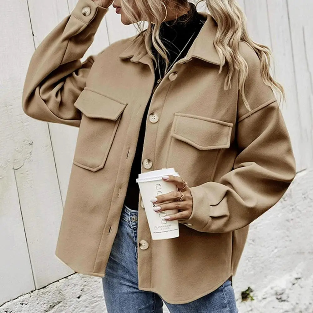 Women Outerwear Stylish Fall Winter Women's Cardigan Coat